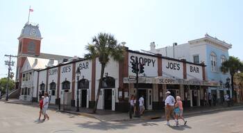 no trip to Key West is complete without a drink at Sloppy Joe's, featuring live music and an annual Hemingway look-alike contest. The bar has been in this location since 1937 and is a must go to when in the Keys