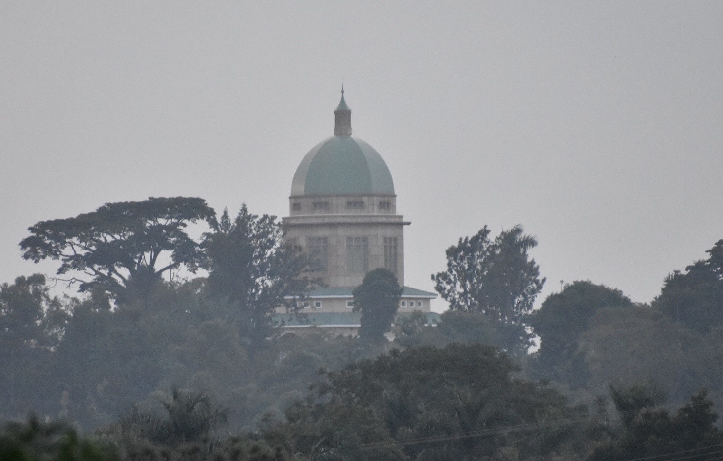 View of the Baha’i Temple in Kampala from the Ndere Cultural Center