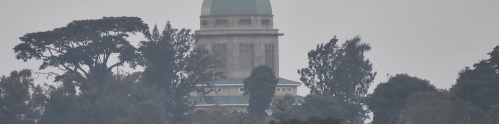 View of the Baha’i Temple in Kampala from the Ndere Cultural Center
