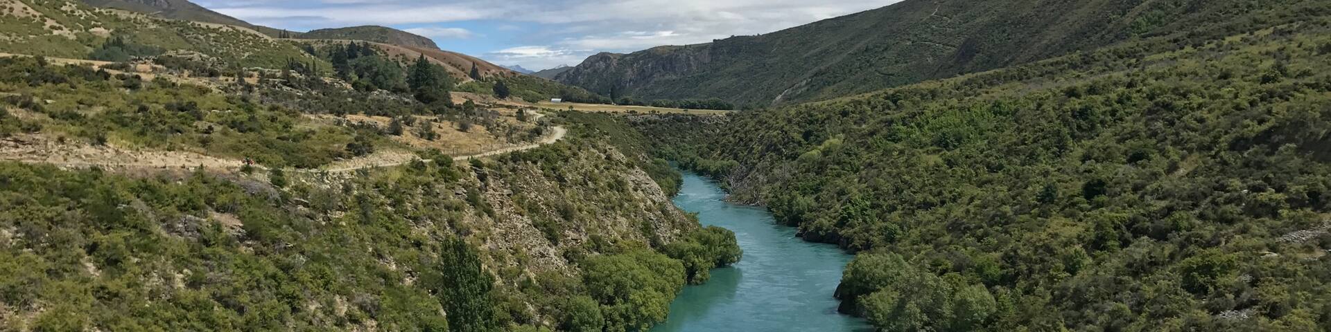 Great area for scenic hike. Think it started at AJ Hackett.