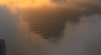 Coming into land at Aberdeen airport 