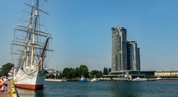 Beautiful tall ship, open as a visitor attraction in Gdynia.