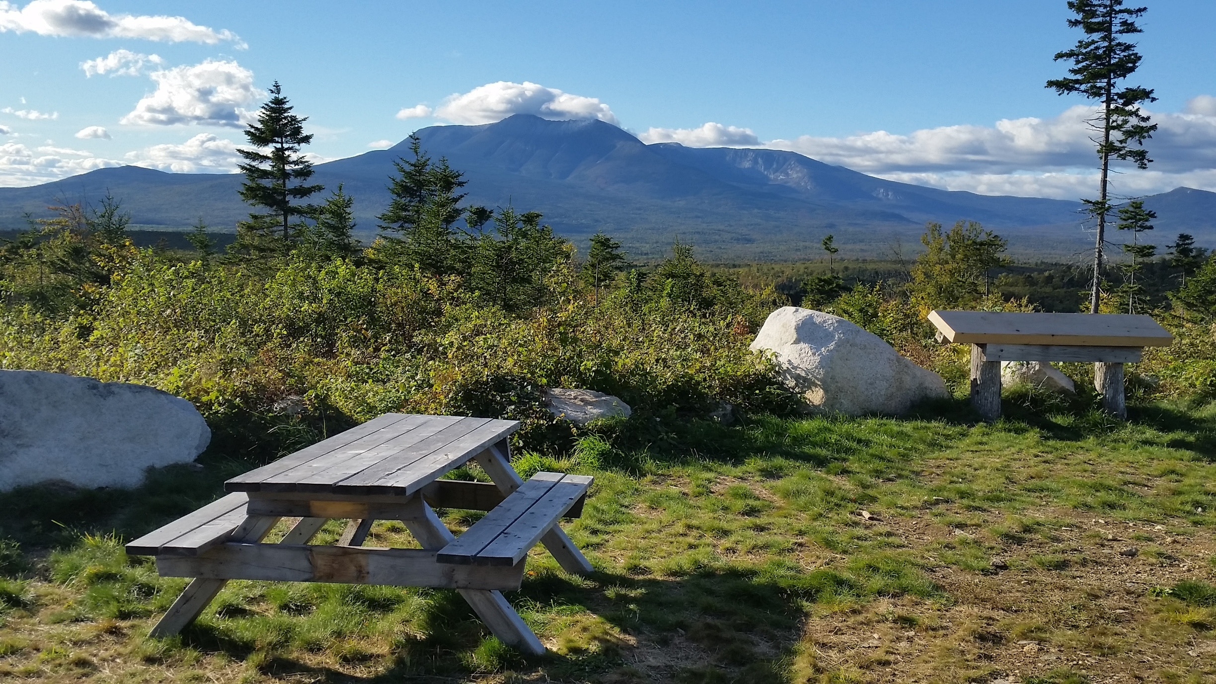 View of Mt Katahdin from the loop road