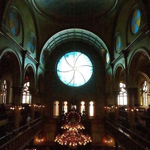 Museum at Eldridge Street on the Lower East Side has spectacular stained glass windows.