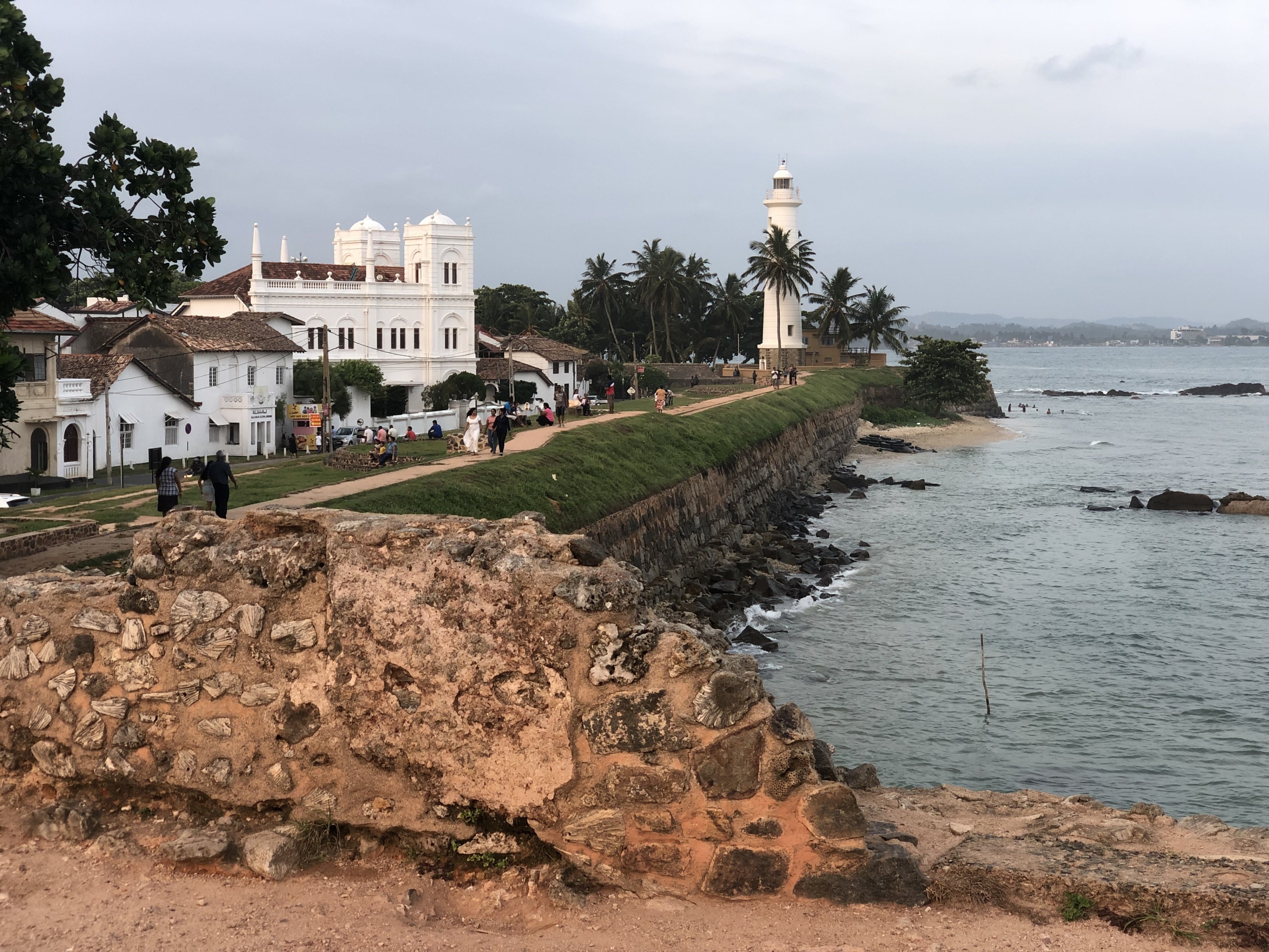 The lighthouse at Galle Fort