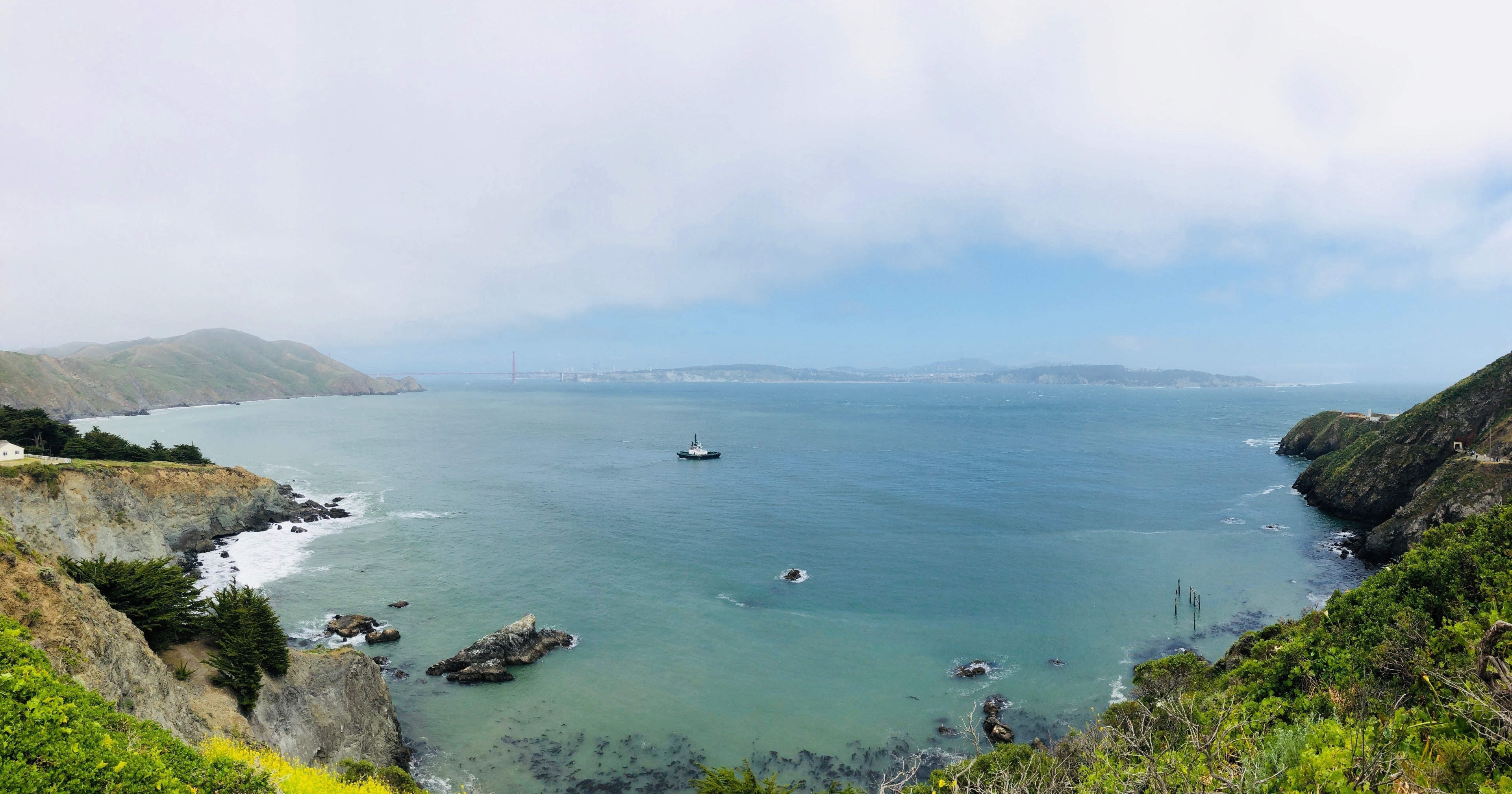 View on the way to Point Bonita Light House. (Heads up: It's only open on Sunday from 12:30-3:30)