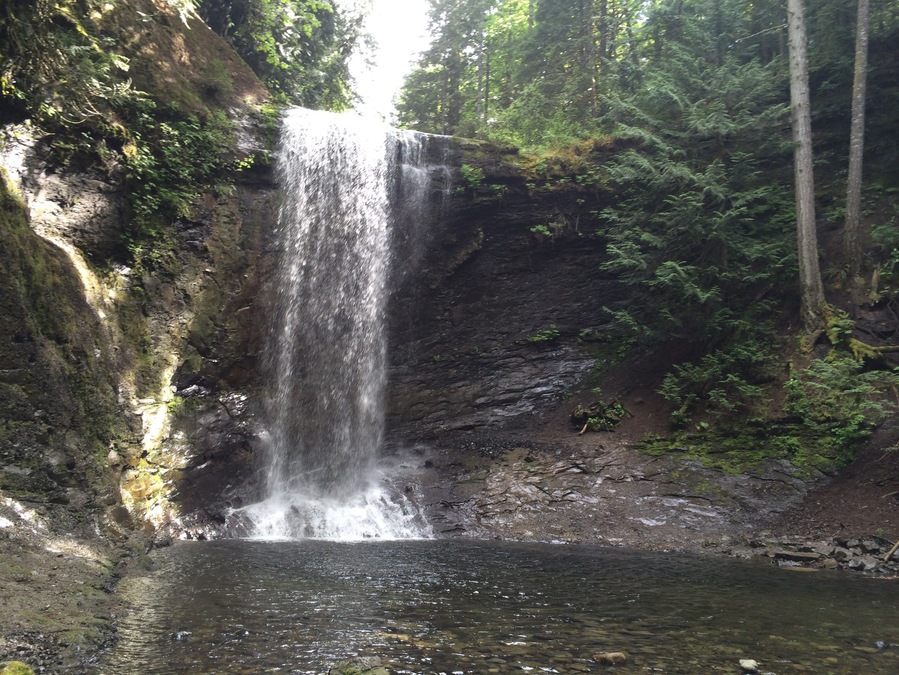 Formerly known as Ammonite Falls, this is a great afternoon hike with a cool waterfall and pond at the end of the hike. Well worth it!