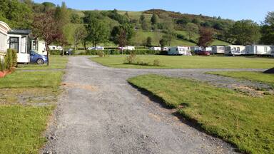 Maesbach caravan and camping park, Ffarmers, West Wales. A great place to stay and explore the Cambrian mountains.