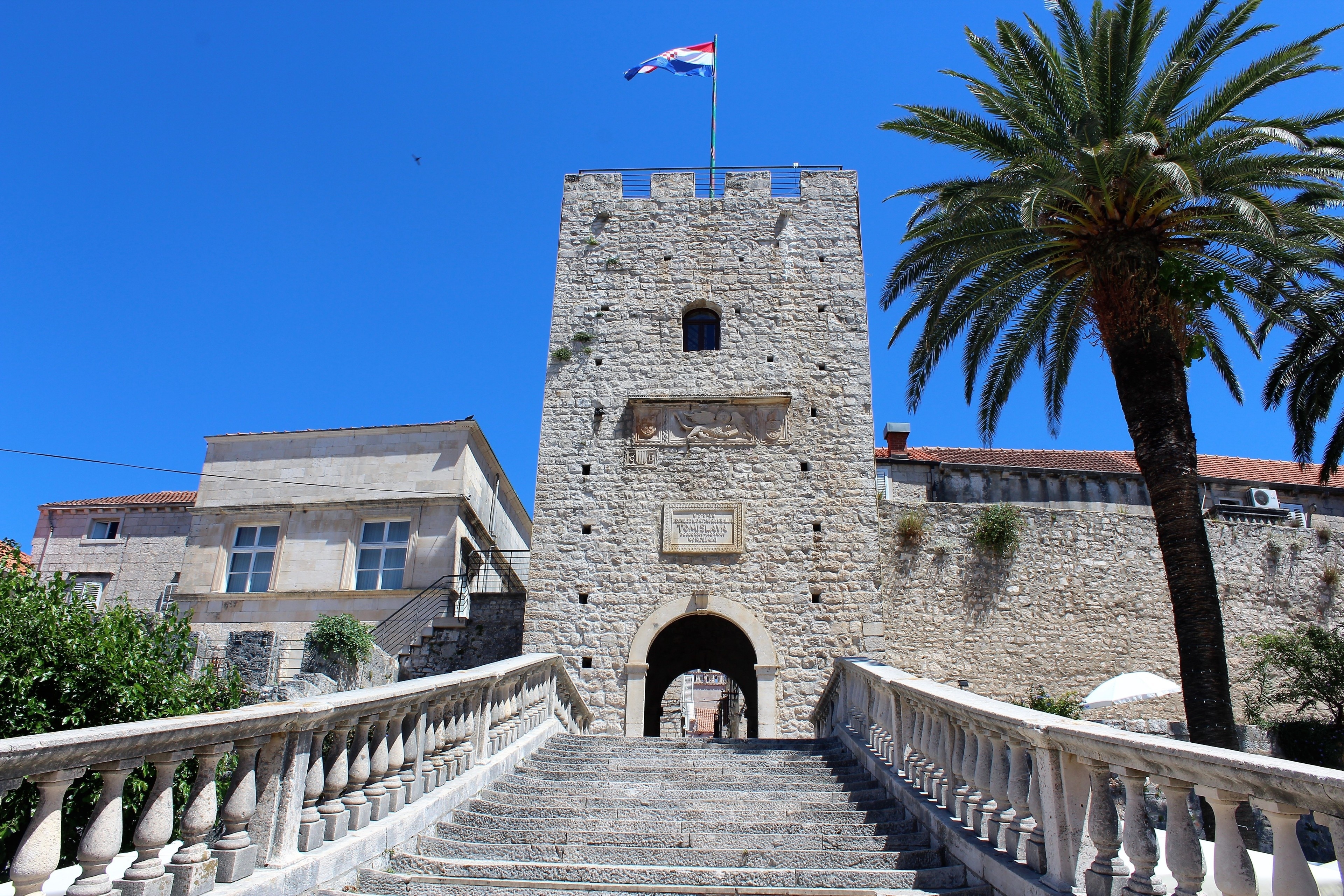Vieille ville de Korčula, Korčula, Comitat de Dubrovnik-Neretva, Croatie