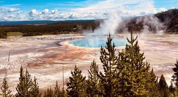 YellowStone✨
⤵️
⤵️
⤵️
Old faithful which erupts around every 90mins. Such a magnificent spectacle. Yellowstone is an amazing park with so much to see including crystal clear streams, geysers, forest, mountains, grasslands and lots of wildlife. 

#roadtripoutwest2️⃣0️⃣1️⃣9️⃣
#familyroadtrip🚘🚙🚖
#NationalParksoftheUSA
#simonroadtrip👪👨‍👩‍👧‍👦👨‍👩‍👦‍👦