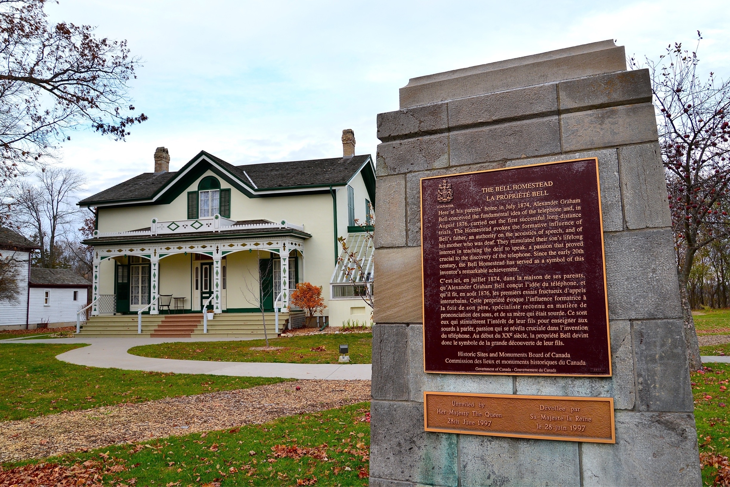 National Historic Sites of Canada: Bell Homestead - The Birthplace of Telephone
The home of Alexander Graham Bell, the teacher of the deaf who invented the telephone. This is the site where he breathed the life into his ideas for a "speaking telephone" in 1874.
#architecture #History Photo Contest #Canada #Brantford