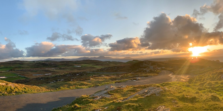 Sunset at Ireland’s most northern point!