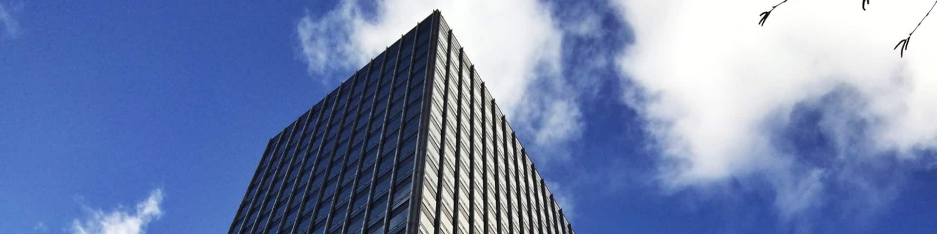 CIS tower looking all shiny