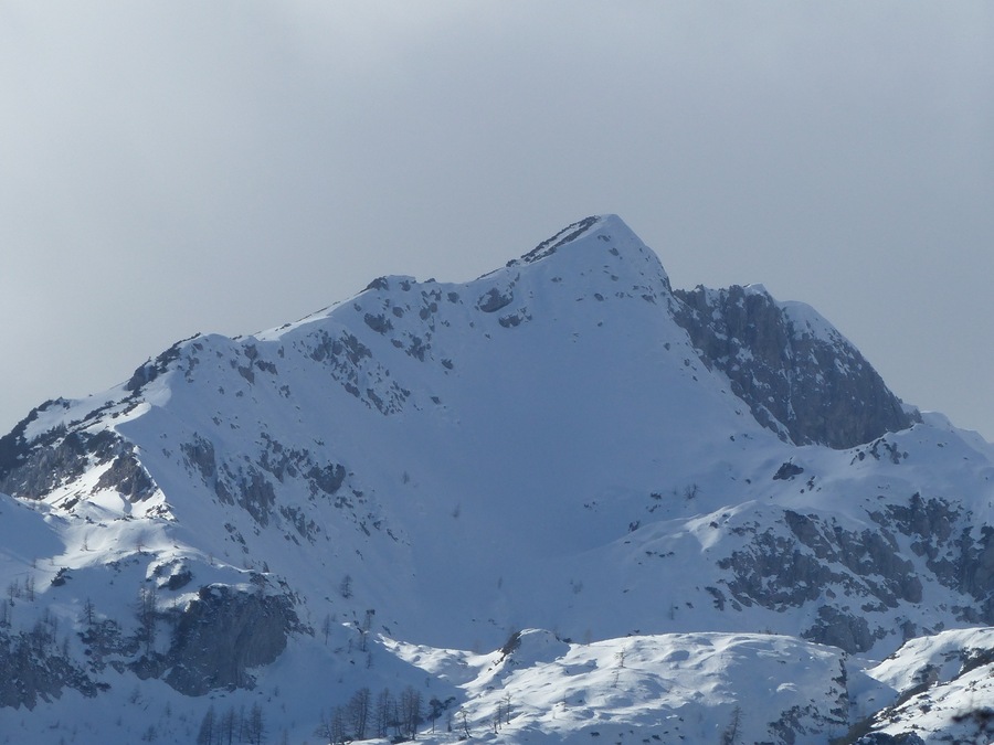 Viševnik is one of Slovenia mountain which is part of Julian Alps and is possible to climb it also in winter time from south side