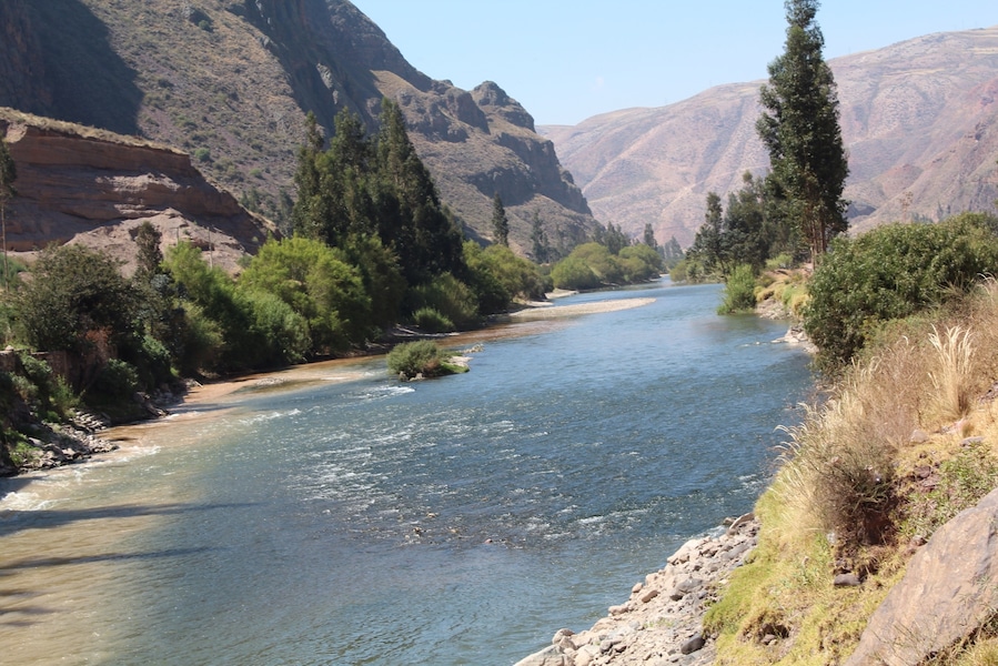 This #colorful river is 650 Km (404 ml)
Runs through Sacred
Valley Cusco-Peru