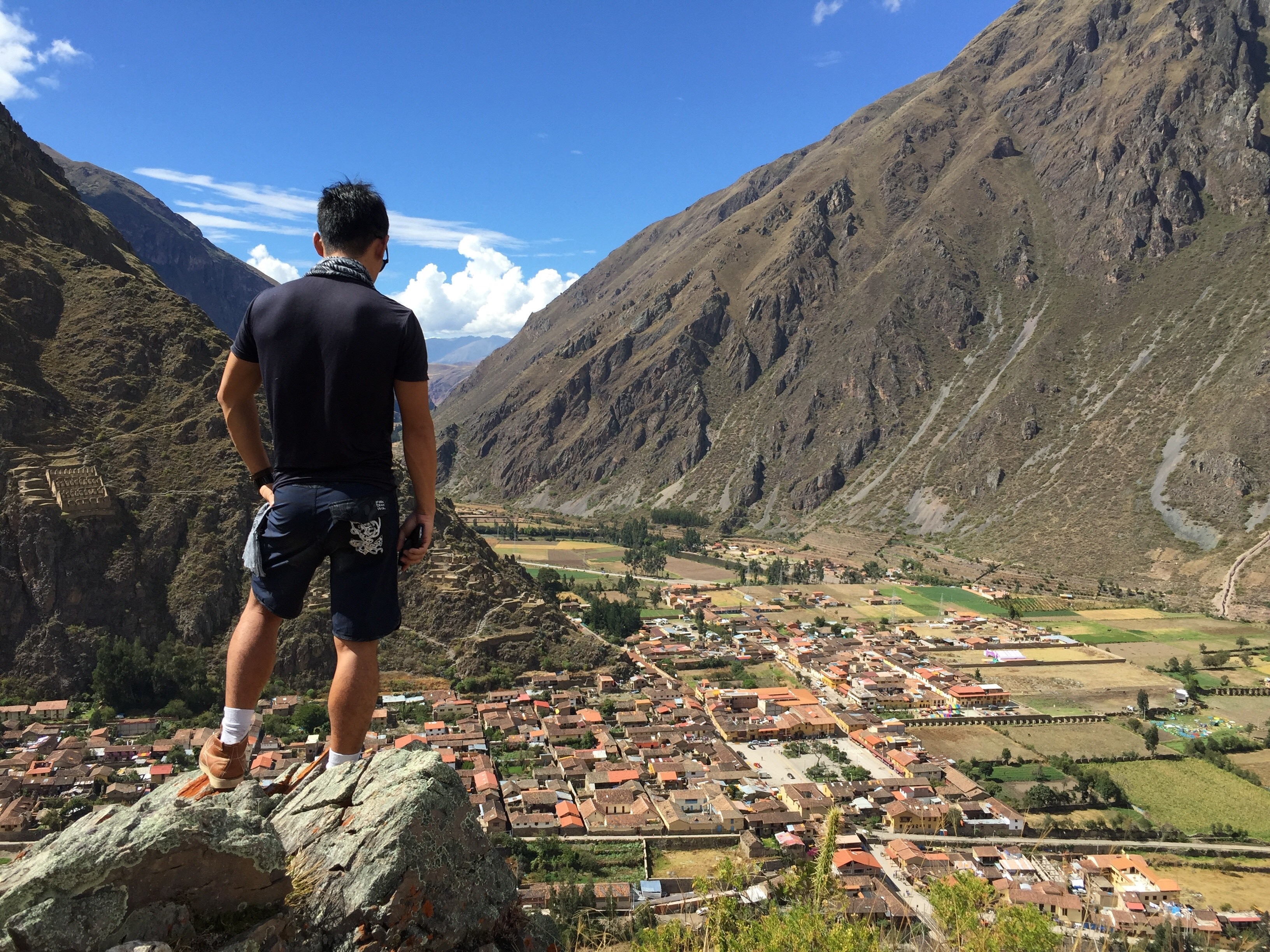 A majestic hike over the town of Ollantaytambo.