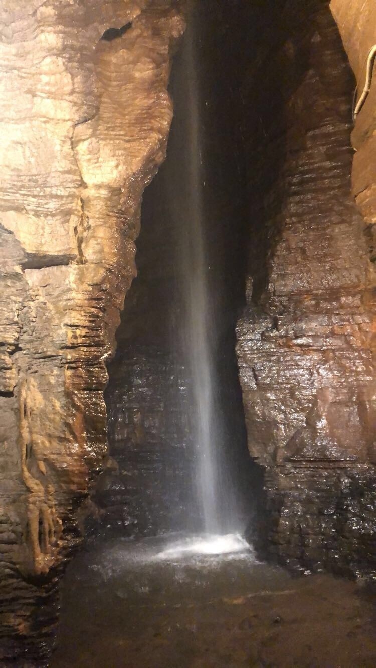 fun little trip to an interesting place with a 100 foot waterfall