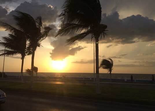 Malecón de Campeche, México