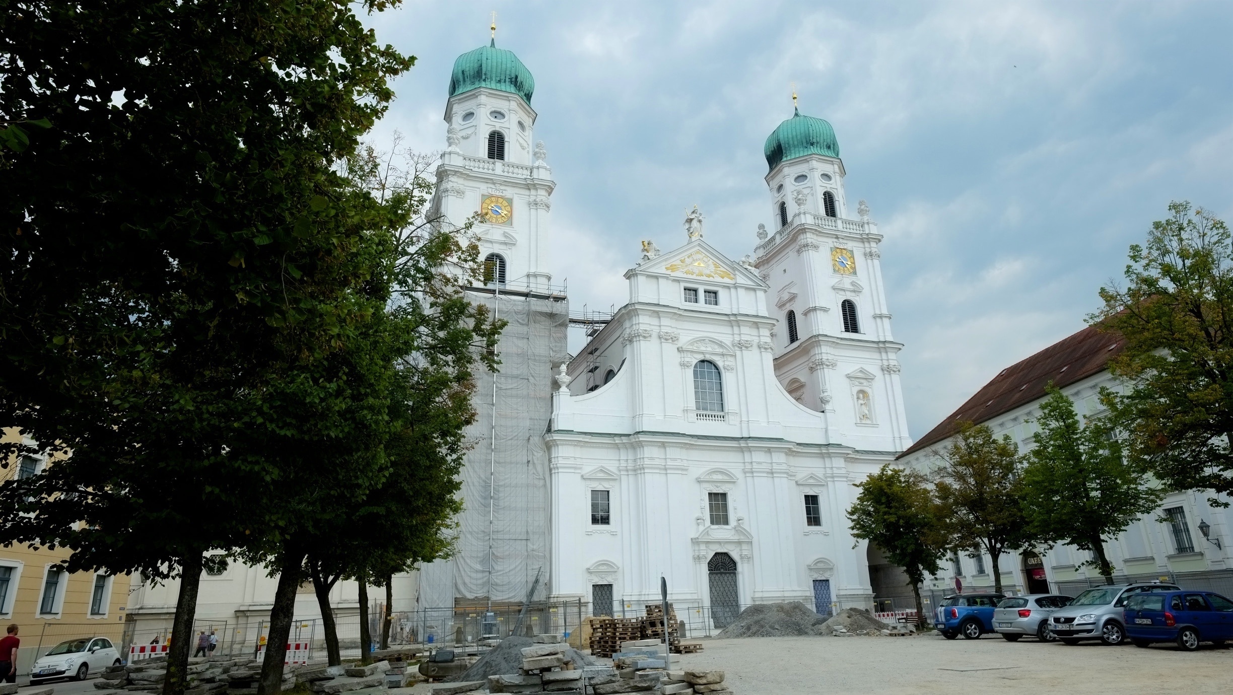 St. Stephen's Cathedral is a baroque church from 1688 in Passau, Germany, dedicated to Saint Stephen. It is the seat of the Catholic Bishop of Passau and the main church of his diocese.