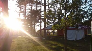 The closing of Hortonville Chocolatefest during the #goldenhour ! An awesome event, and the Vande Walles tent was THE BOMB!