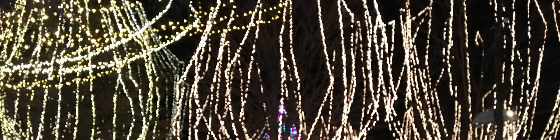 A little park in West Jefferson, OH. Is decorated for the holidays. 
#Christmas #lights