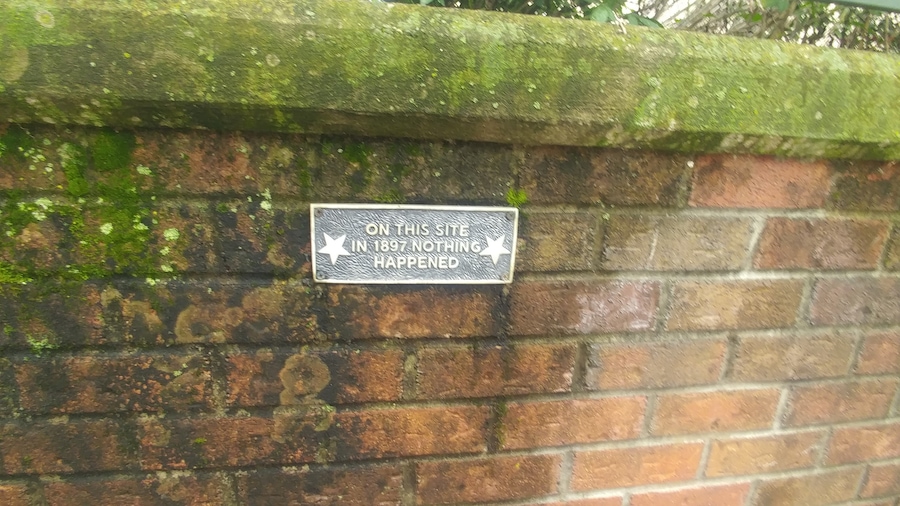 Found this plaque on a brick wall while walking down Market St. in Sunbury, PA. I had to laugh!
#lol
