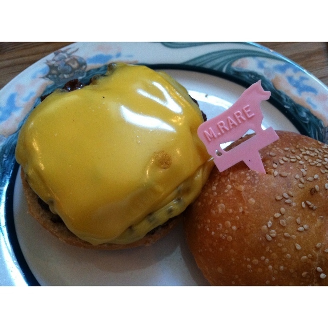 Looks plain, but Peter Luger's makes one of the best burgers!