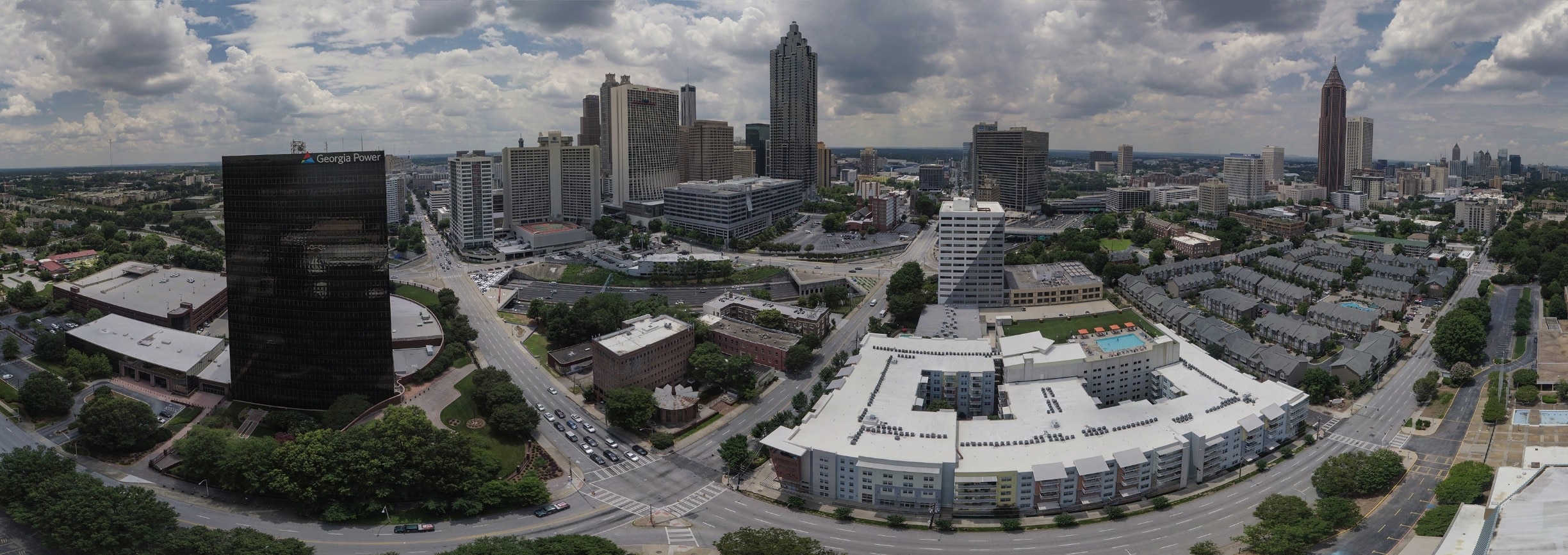 Such a great place and view of the entire city. downtown to the left. midtown in the middle and Buckhead on the right. 