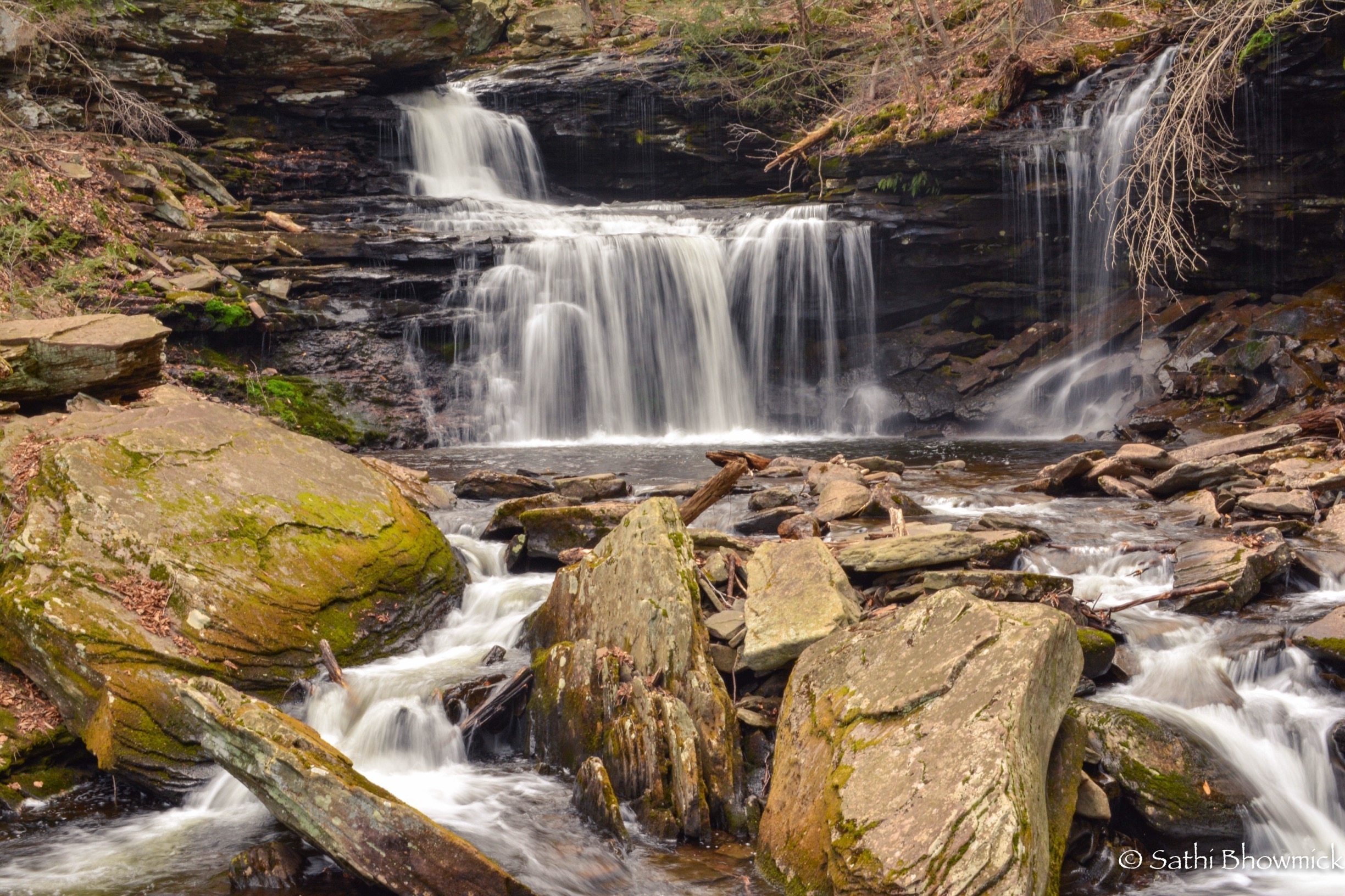 Ricketts Glen harbors Glens Natural Area, a National Natural Landmark. Take the Falls Trail and explore the Glens, which boasts a series of wild, free-flowing waterfalls, each cascading through rock-strewn clefts in this ancient hillside. The 94-foot Ganoga Falls is the highest of 22 named waterfalls. Old growth timber and diverse wildlife add to the scenic area. Ricketts Glen State Park is one of the most scenic areas in Pennsylvania. #rickettsglen #rickettsglenstatepark #pennsylvania #summertravels #summer #summerhikes #waterfall #waterfalls #igwaterfalls #nature #naturegram #flowingwater #igmyshot #ig_newtag #ignature #hiking #hikingadventures #nikonphotography ##nikontop #topshots #nikonphoto #nikonphotographers #picoftheday #travelgirl #travelblog #travelbloggers #TakeAhike #AquaTrove
