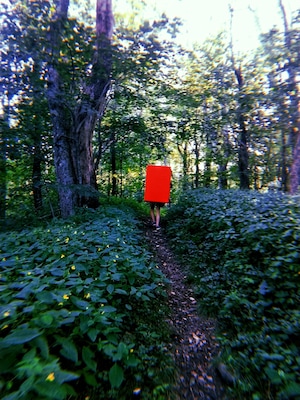 Followed a sentient crash pad into the woods for some climbing #Adventure