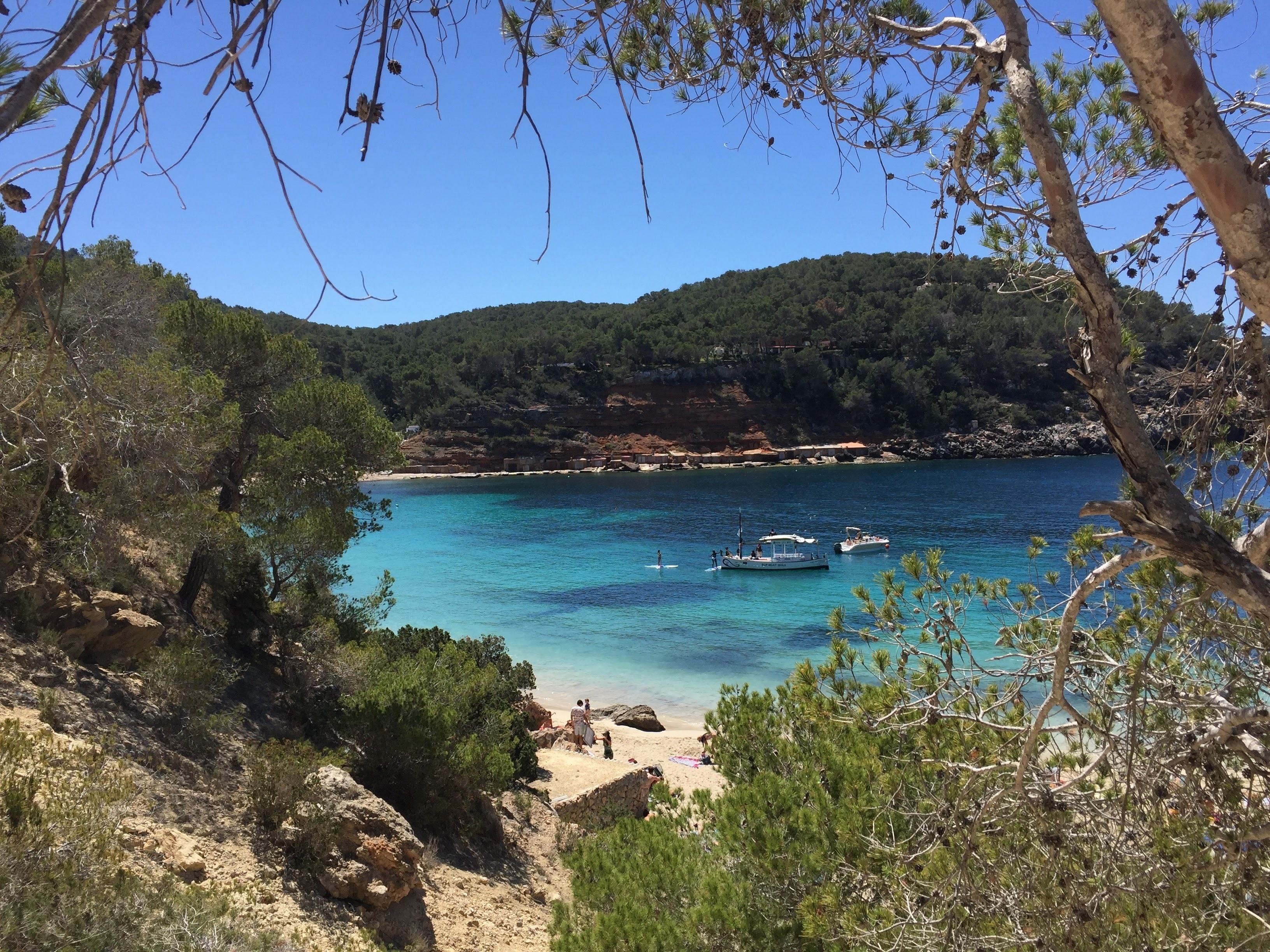 One of my favourite spots in #Ibiza. Get away from all the noises and go enjoy the blue sea of Cala Saladeta. #Ibiza #Spain #LifeatExpedia