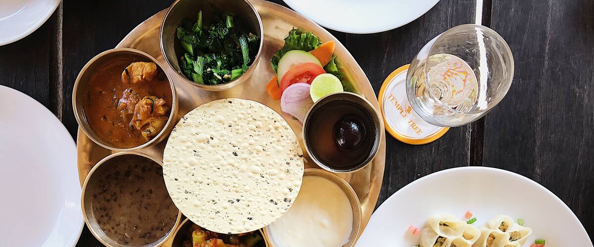 A classic Nepalese plate