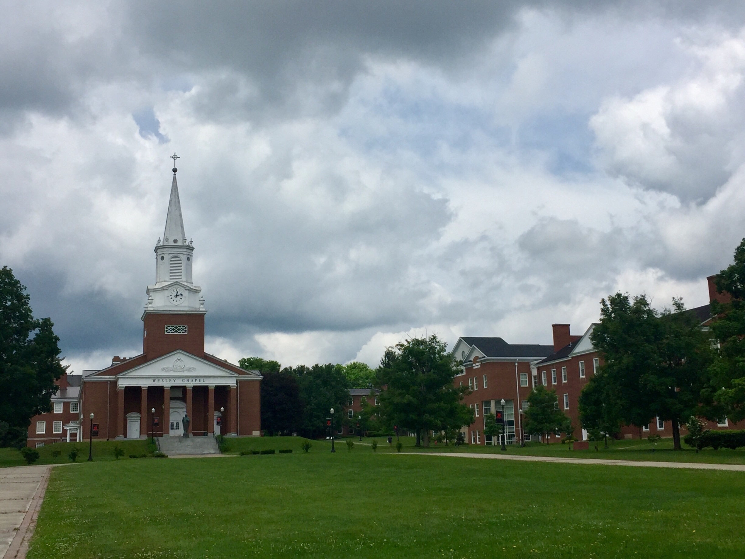 Wesley Chapel, located on the campus of this small liberal arts college in Buckhannon, WV. 