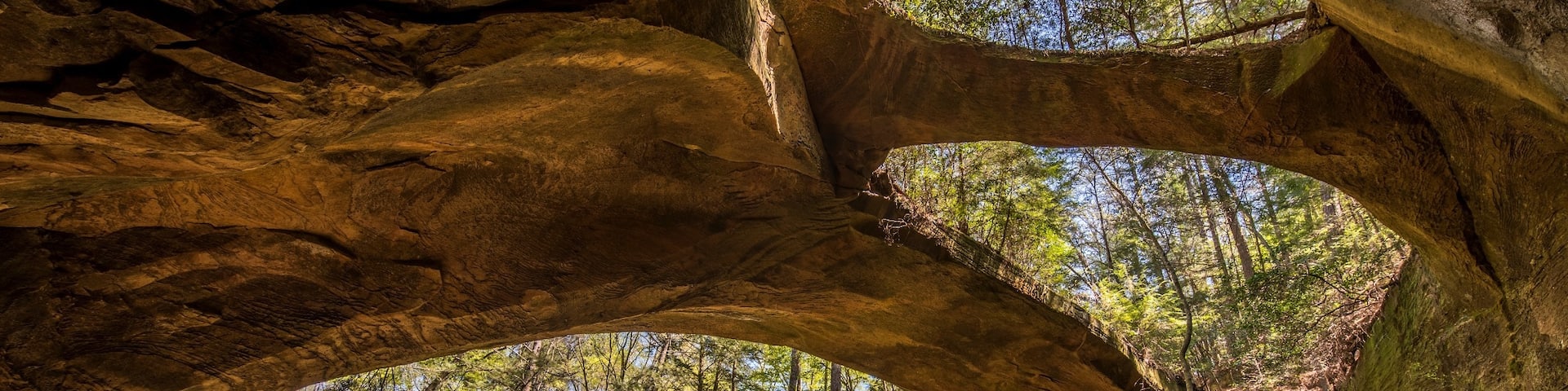 Natural Bridge near Double Springs in Alabama.
