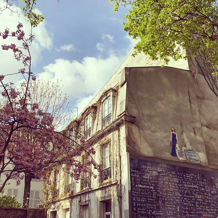 #architecture #paris #france #spring ... the I love you wall...