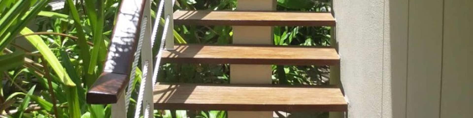 Staircase leading up to the top of the beach villa at the W Maldives.  What is up there you ask? Bliss. #stairwaytoheaven #patterns