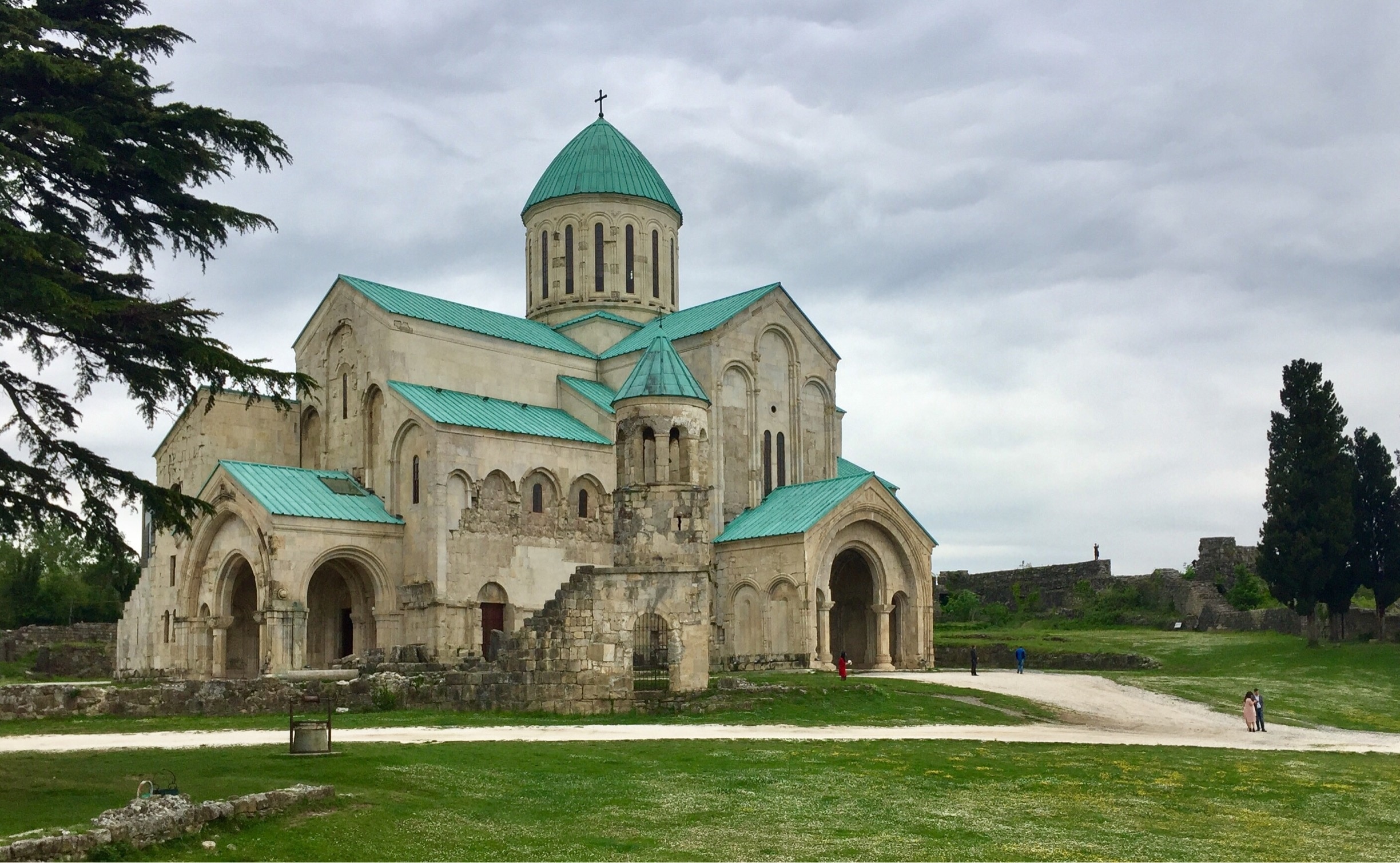 Bagrati Cathedral in Kutaisi, was completely destroyed by the Turkish in 1692. Re-Building started in 1951. The Cathedral is a UNESCO World Heritage since 1994.