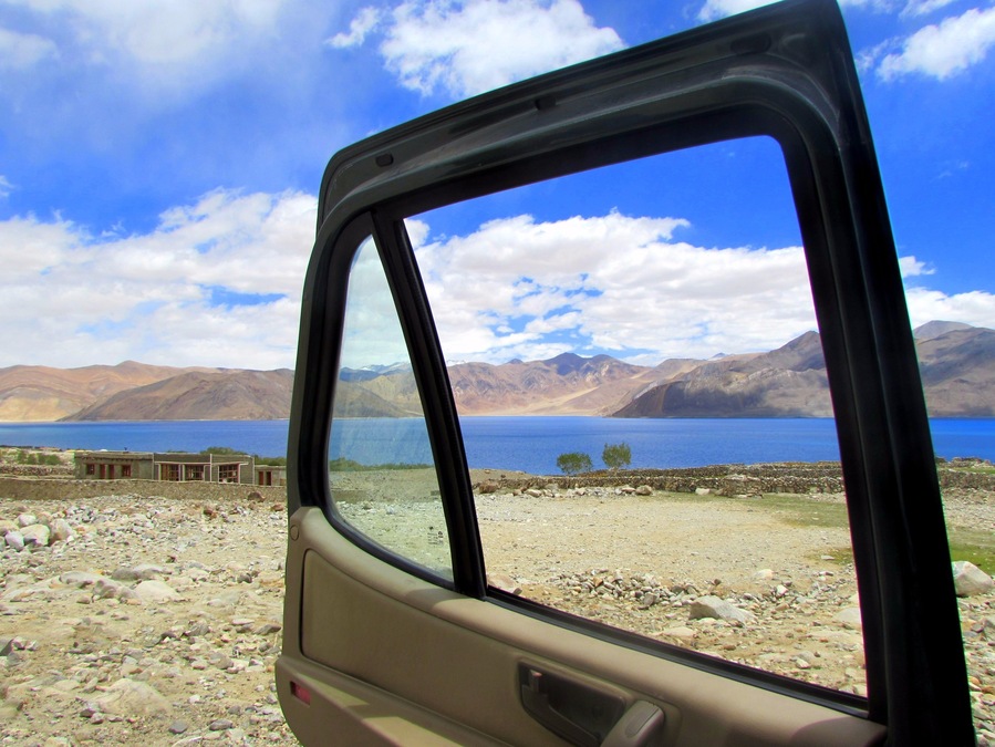 #roadtrip around Pangong Lake, visiting the tiny schools in the surrounding villages.
The building visible is the Government School at Spangmik, present strength: 2 students!