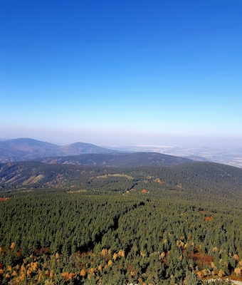 View from the top of mountain Ještěd #LifeAtExpedia