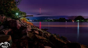 Aufgenommen unter der Pfaffendorfer Brücke in der Nähe des deutschen ecks in Koblenz.