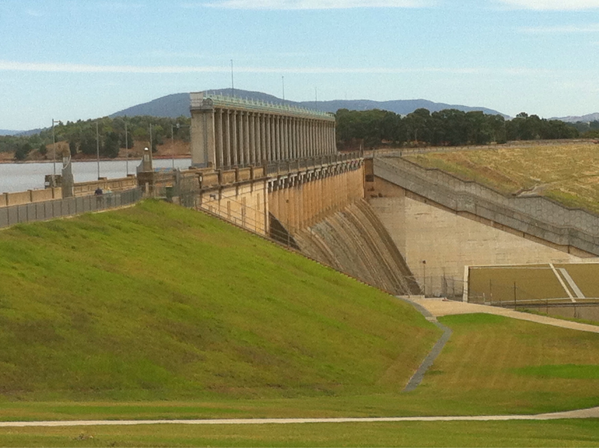 Hume Dam is just a short drive from Albury  NSW. A historic site. You can enjoy a walk across the dam wall.