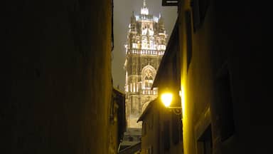 Rodez Cathedral in winter.  One of the places closest to my heart.