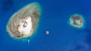 Top down of Gili Kedis  and satellite