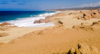 Mexico's Pacific coast, north of Cabo San Lucas. The water is pretty rough on this side. March 2015. #beach #Mexico 
