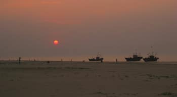 Sunset over the beach down the road from our old home <3 