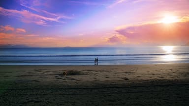 Early morning calmness in Sabang Beach.