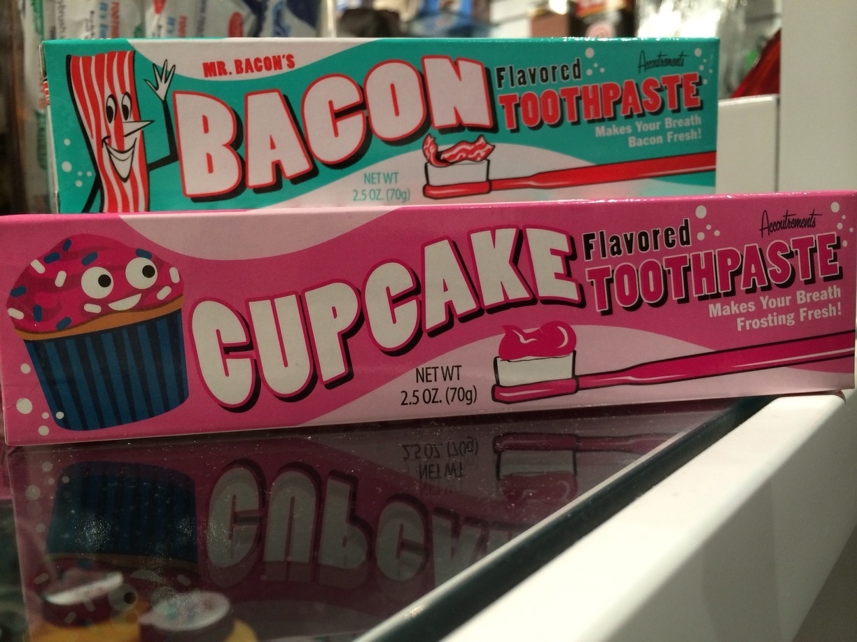Cupcake Flavored Toothpaste
