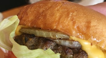 Cheeseburger by Sweet Ecstasy in Manila Philippines. Their main store is located in Jupiter Street in Makati. Recently, their restaurant was recognized as the third best burger place in Asia by international travel website Big Travel 7.

#Trovember