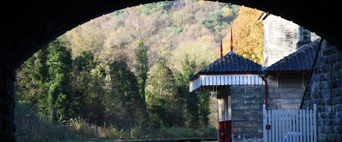 Looking back to the station from the tunnel #LandMarkTrust
