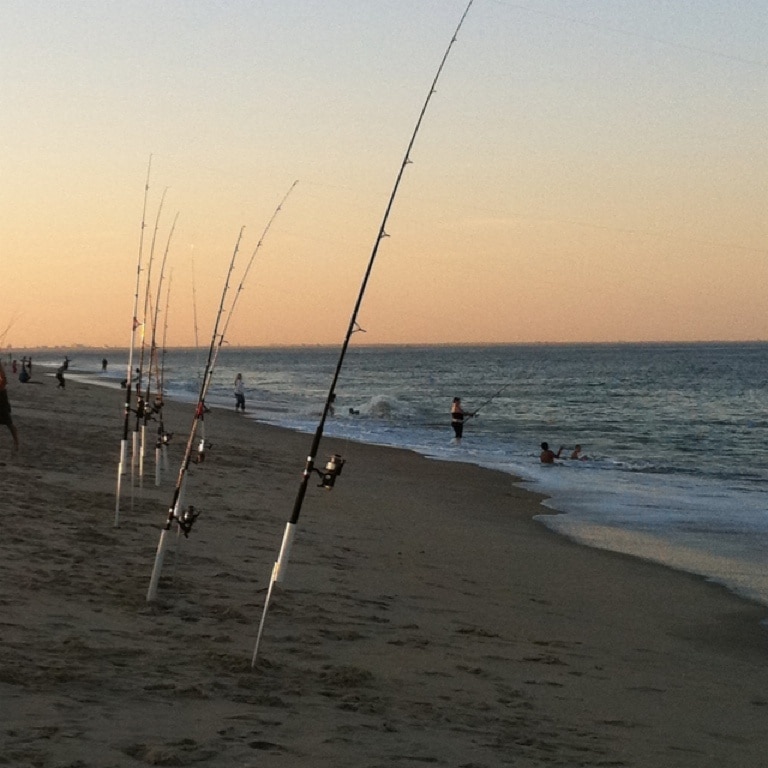 Fishing beach
